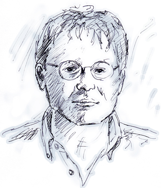 Portrait of Christopher Fuchs by Mark Staff Brandl