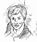 Portrait of Julia Kristeva by Mark Staff Brandl